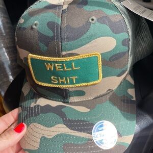 KBETHOS Camouflage Trucker Hat with Green and Gold Patch